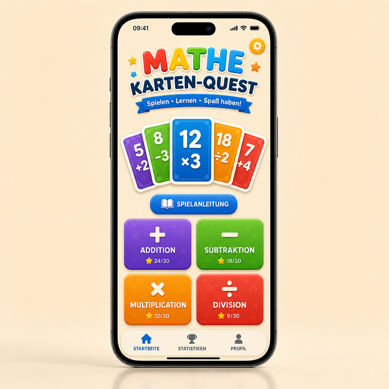 Math Kids App — Schritt-für-Schritt-Anleitung zum Spielen
